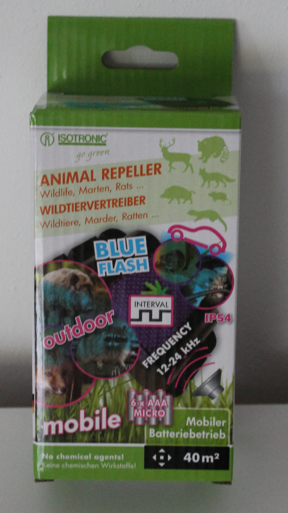 Packaging wild animal repellent ISOTRONIC