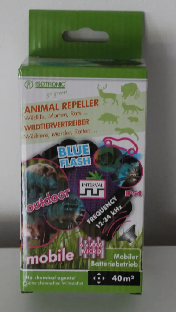 Verpackung Wildtiervertereiber ISOTRONIC