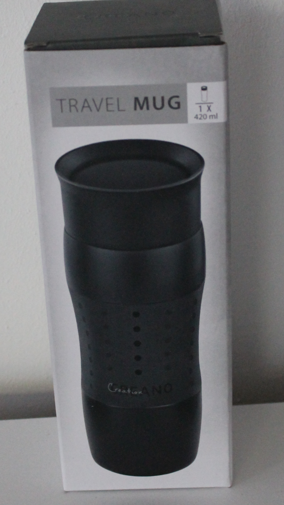 Packaging of the thermal mug in the test