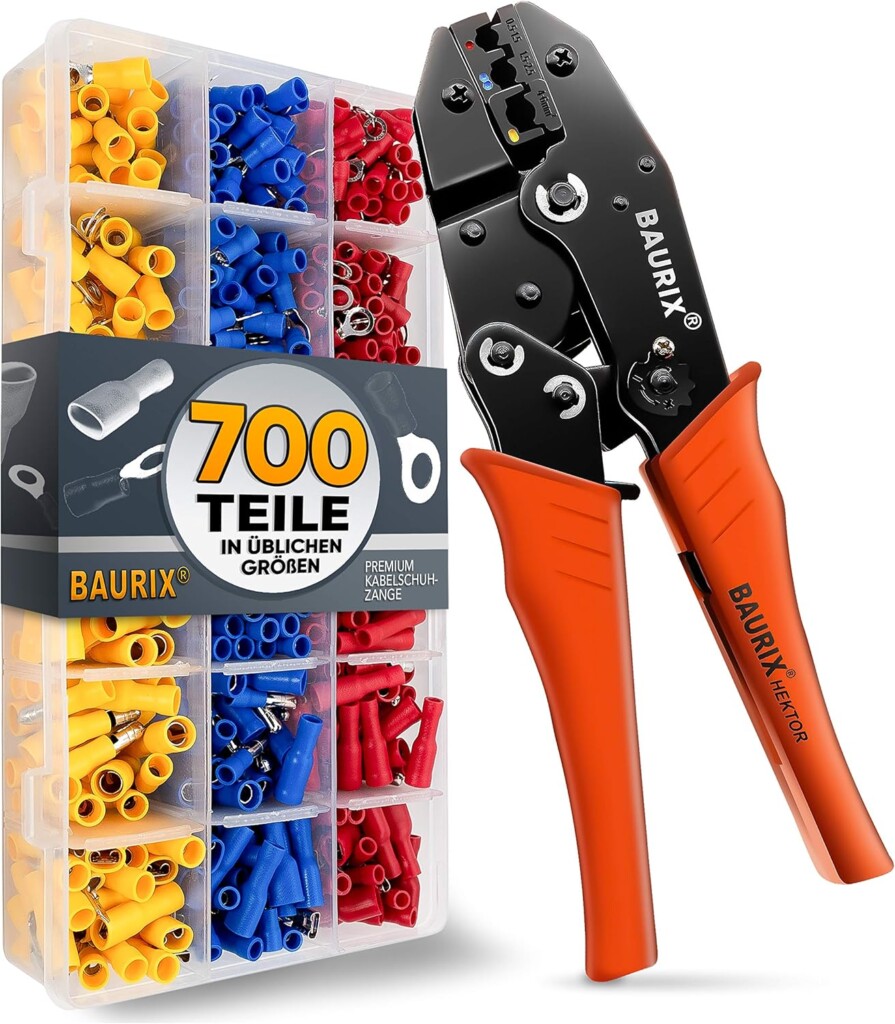 Cable lug pliers Hektor incl. cable lug assortment in test 2023