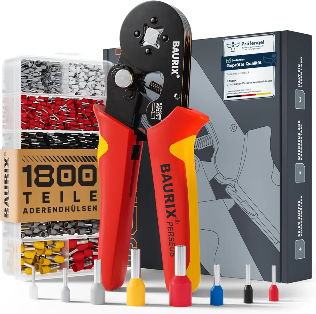 Crimping pliers Perseus incl. wire end ferrule assortment in the test 2023