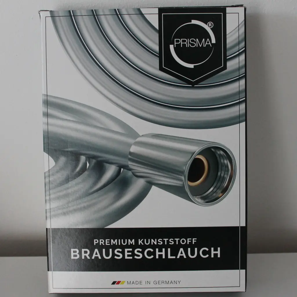 Verpackung des Brauseschlauches