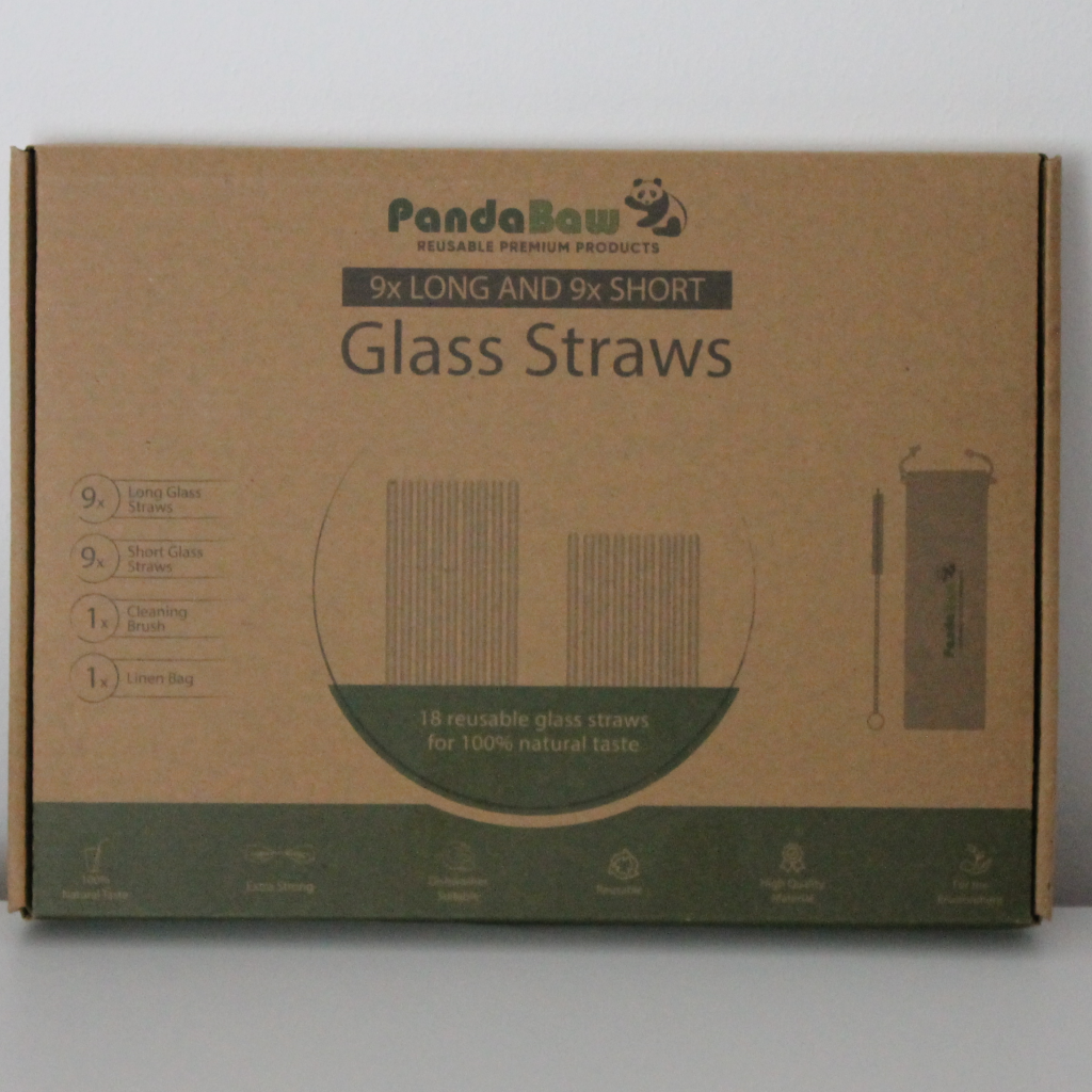 Packaging of the glass straws