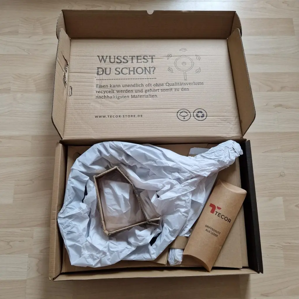 Gusseisen Pfanne Unboxing