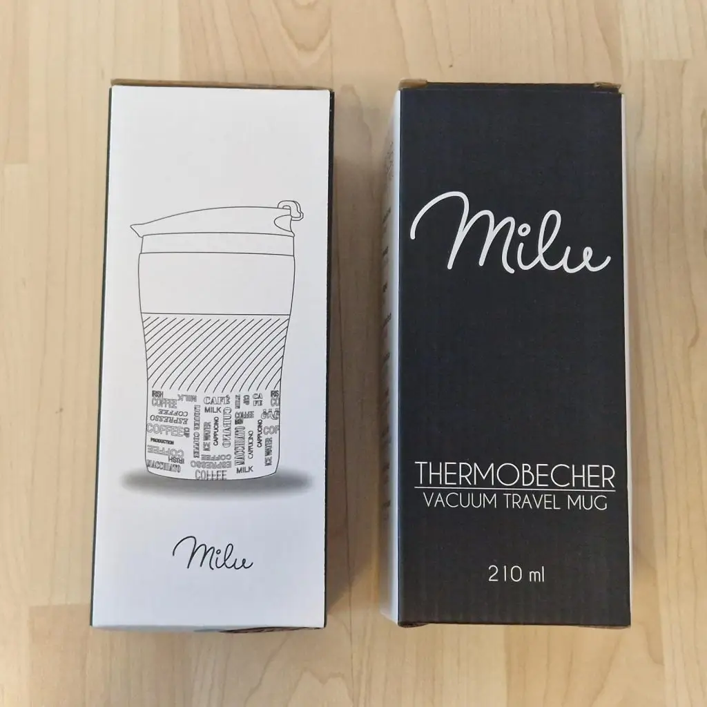 Thermobecher Verpackung