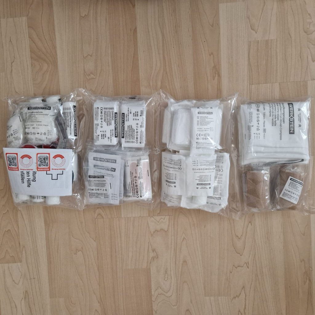 Erste Hilfe Nachfüllpackung (ÖNORM Typ 2) unboxing