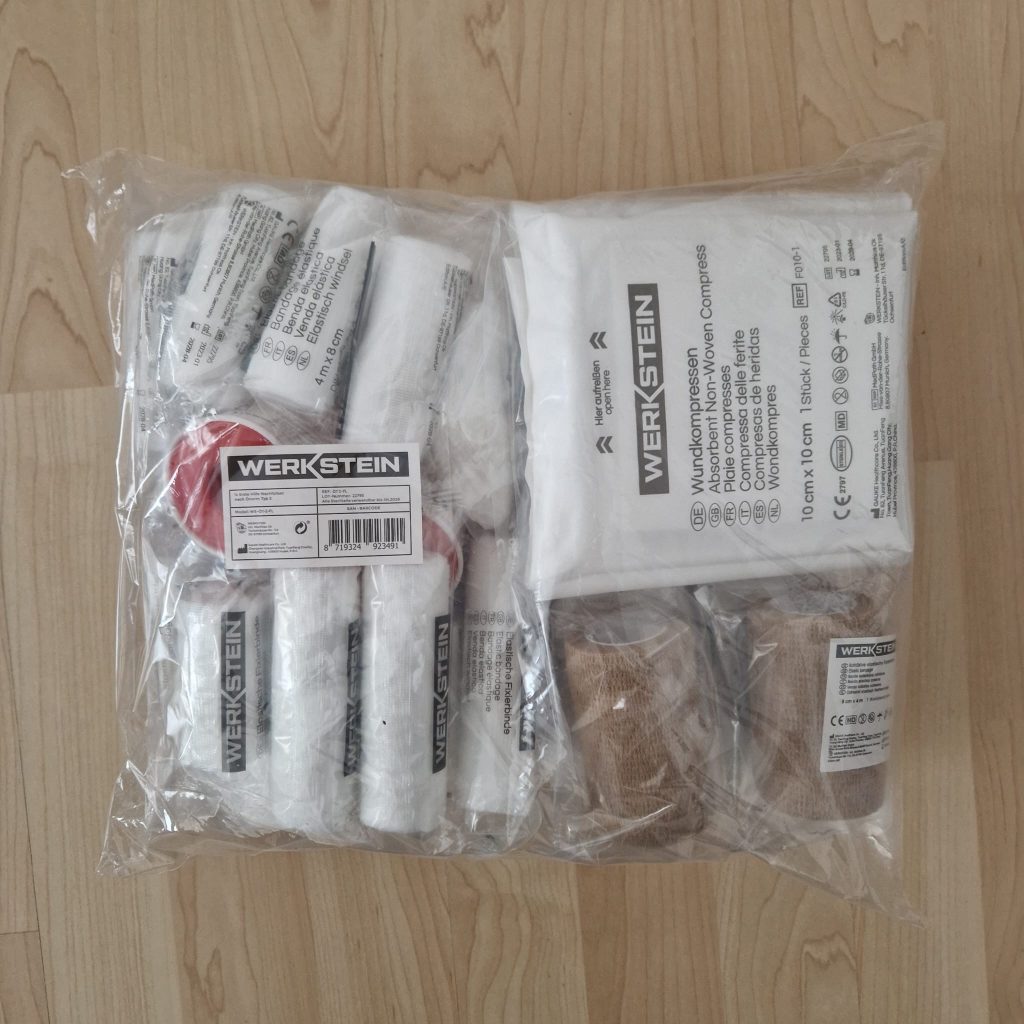 Erste Hilfe Nachfüllpackung (ÖNORM Typ 2) Verpackung