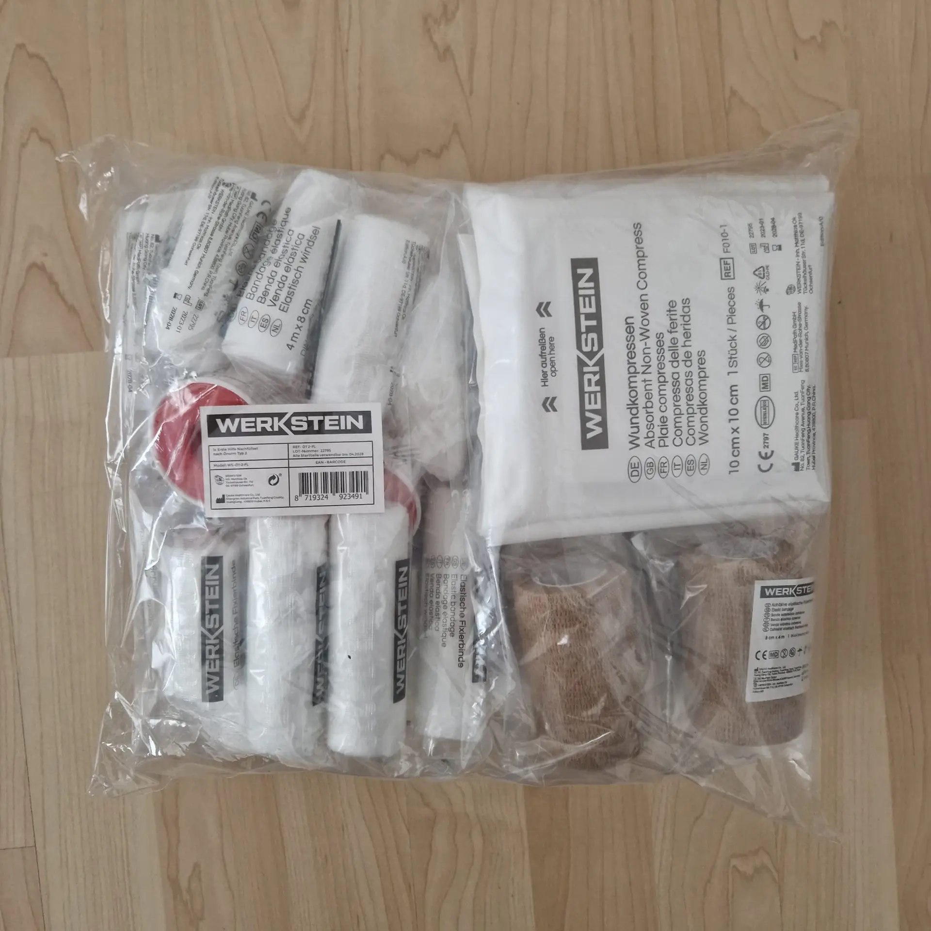 First aid refill pack (ÖNORM type 2) in the test 2023