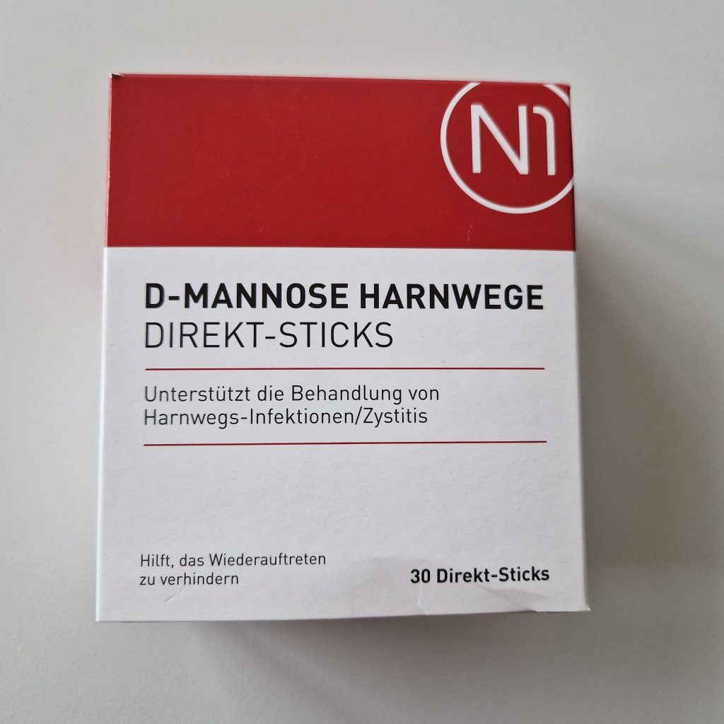 D-Mannose Direkt-Sticks Verpackung