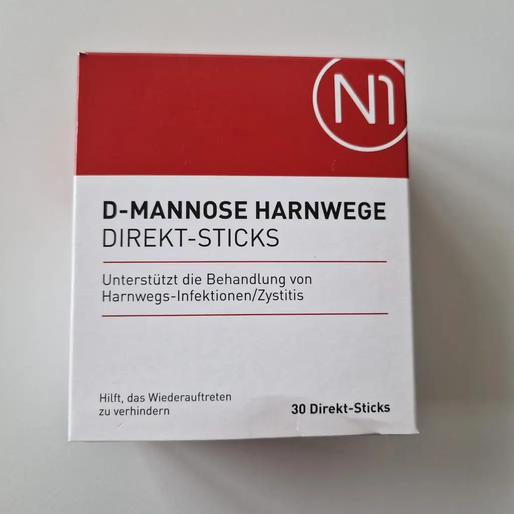 D-Mannose Direkt-Sticks Verpackung