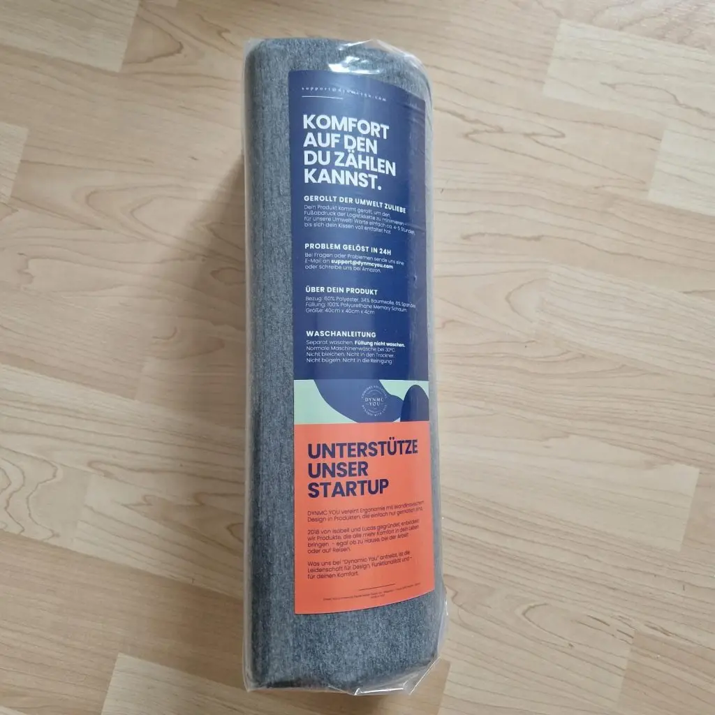 Stuhlkissen Verpackung