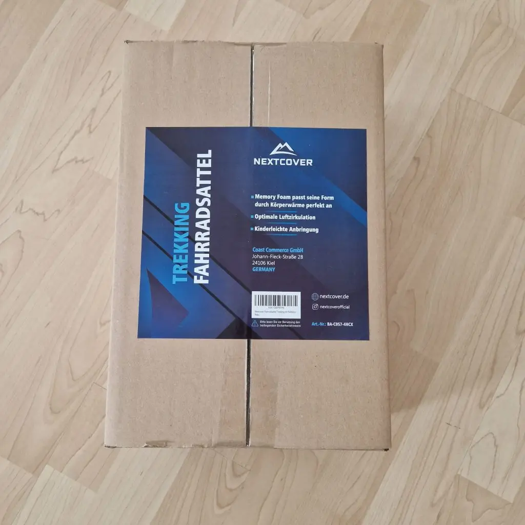 Trekking Fahrradsattel Verpackung