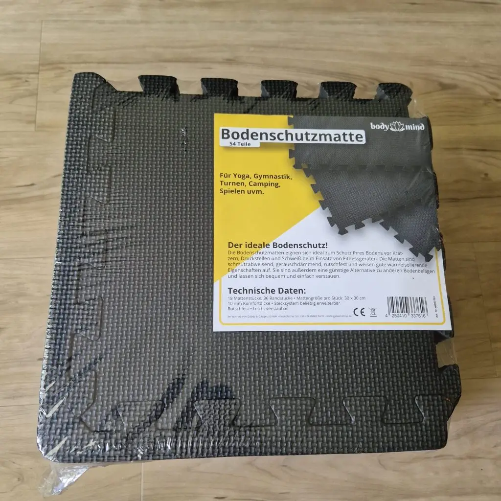 Bodenschutzmatte Verpackung