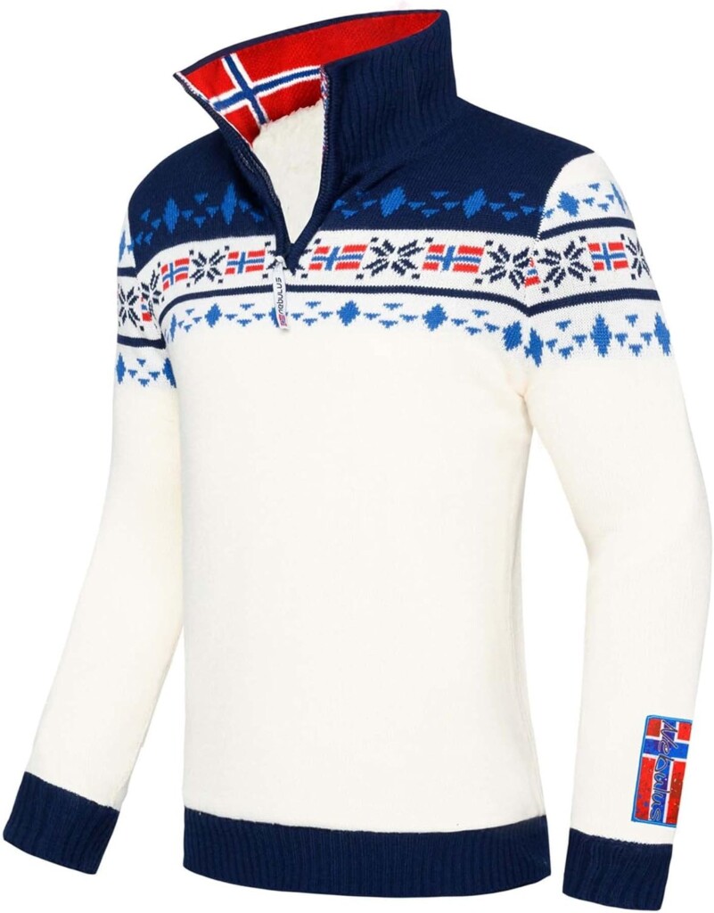 Norweger Strickpulli mit Kunstfell STEEN im Test 2023