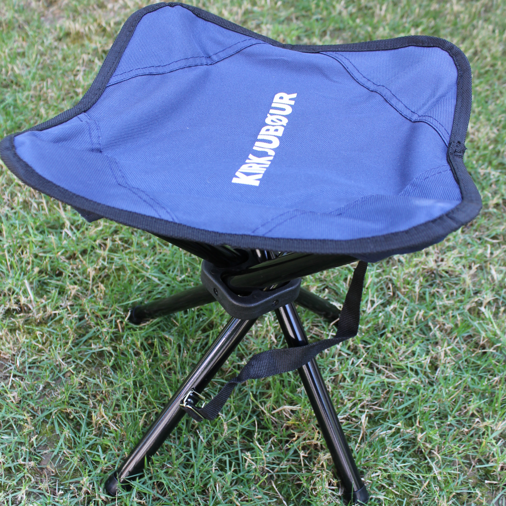 Camping stool in the test