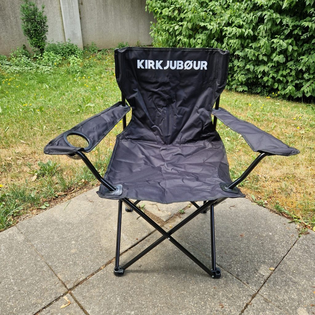 "Njörd" camping chair put to the test