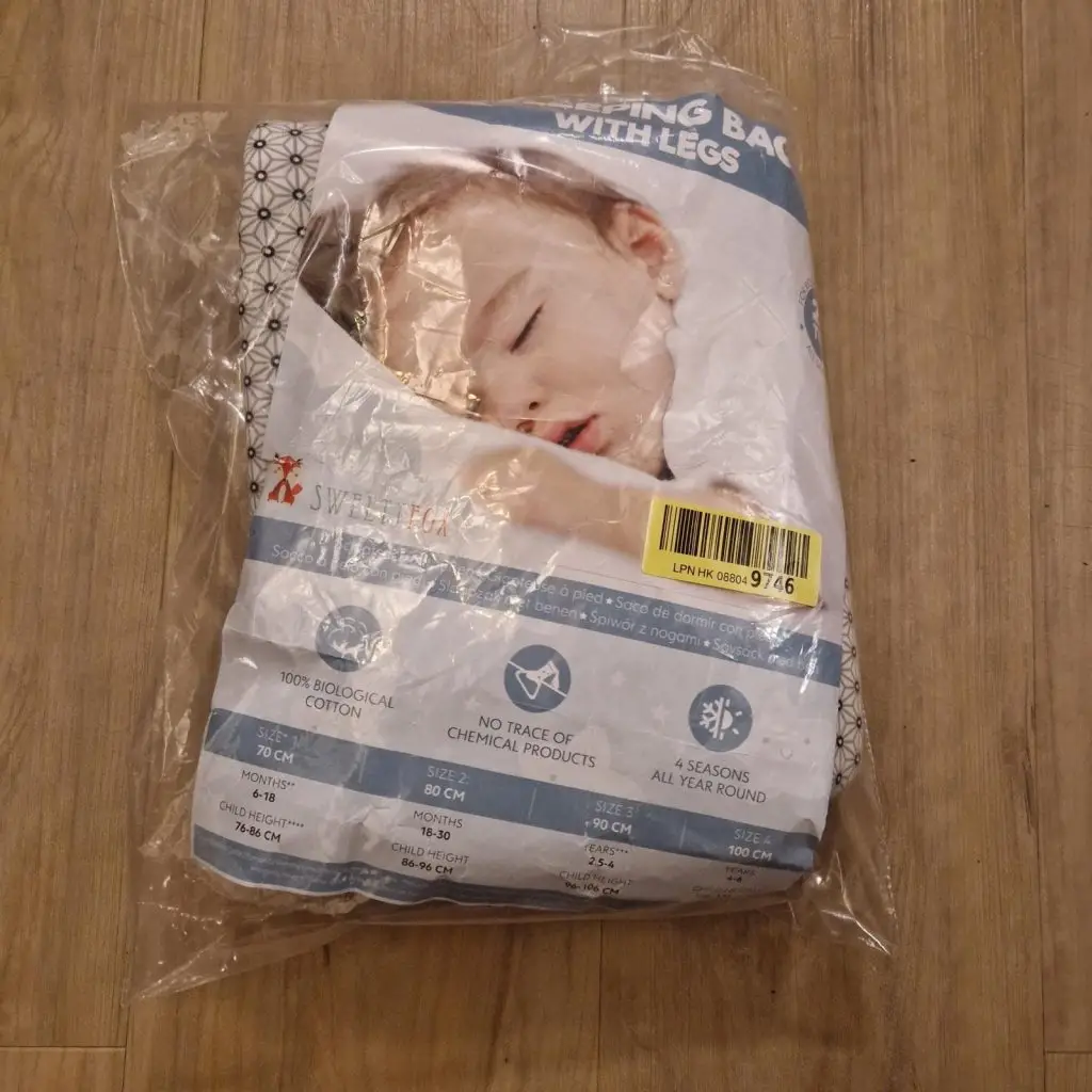 Schlafsack mit FüßenVerpackung