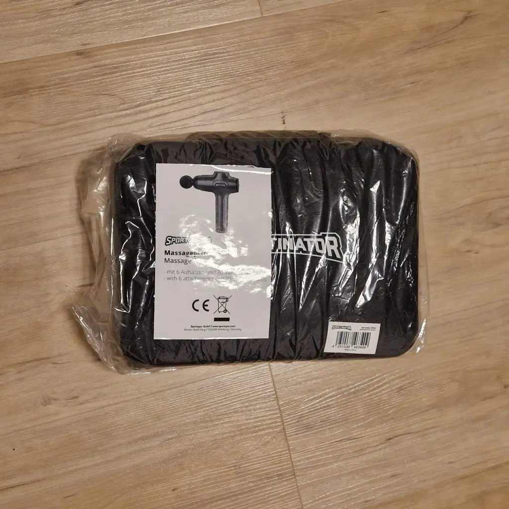 MassagepistoleVerpackung