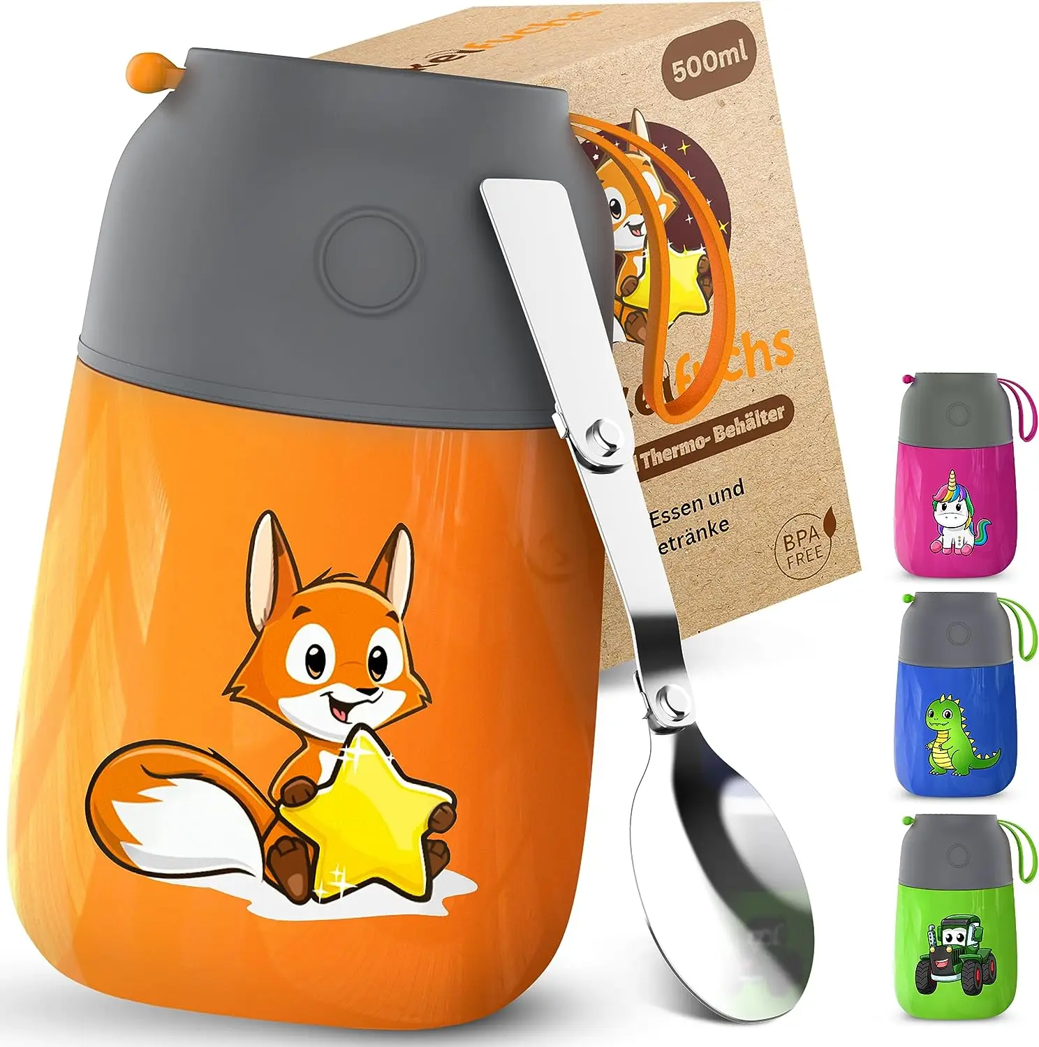 Funkelfuchs® Thermobehälter für Kinder