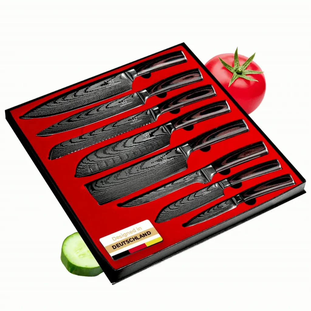 Compagnie de cuisine Set de couteaux asiatiques