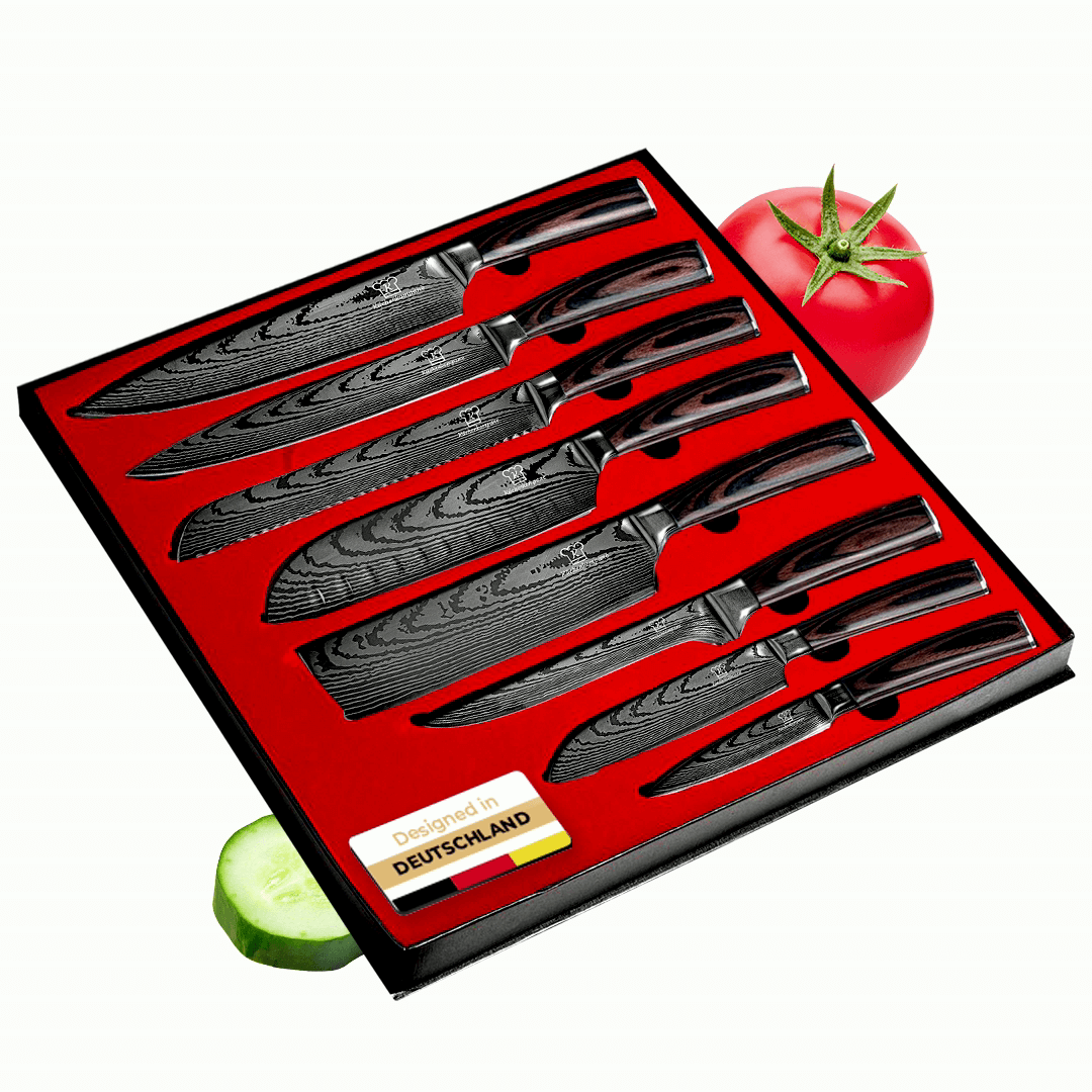 Küchenkompane asiatisk knivset