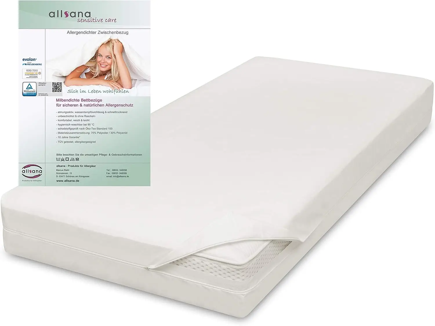 allsana sensitive care Funda de colchón para alérgicos