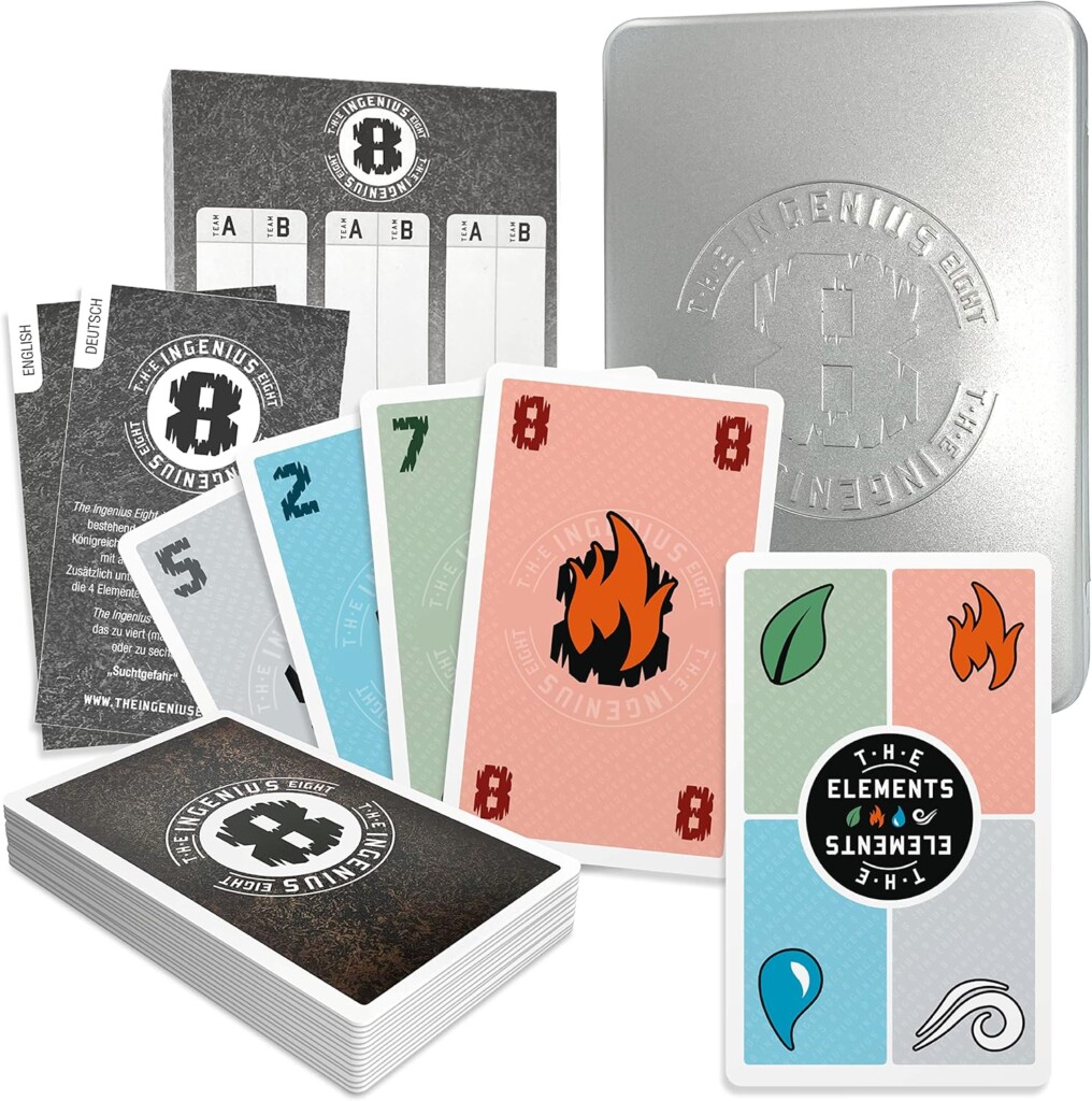 Jeu de cartes de The ingenius eight