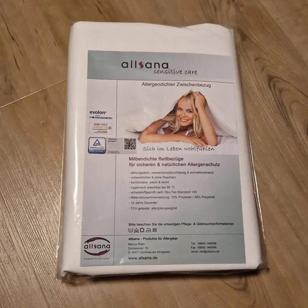 Allergiker DeckenbezugVerpackung