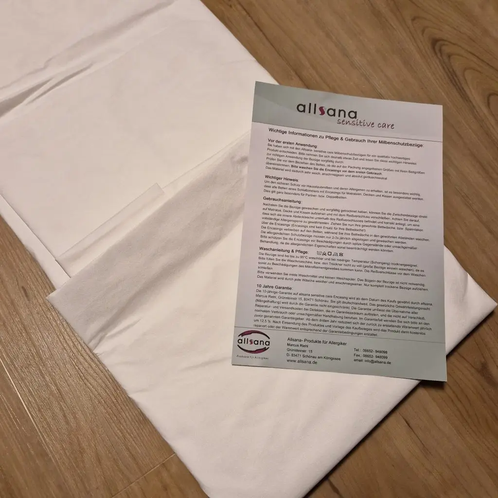 Allergiker Matratzenbezug Unboxing