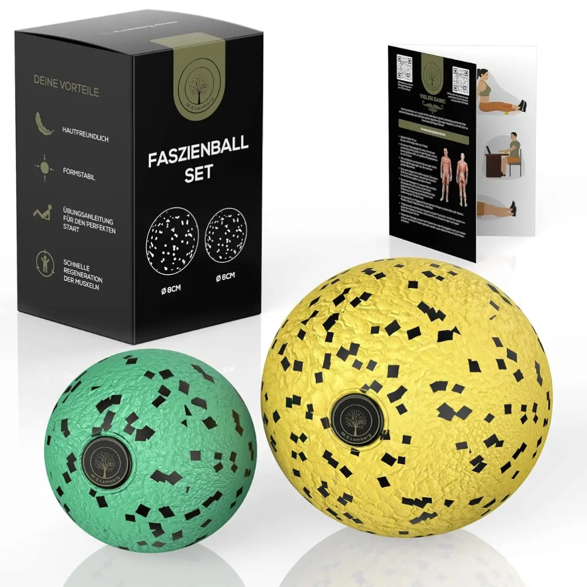 M.S. Lemberg fascia ball set