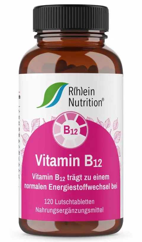 R(h)ein Nutrition® Vitamine B12 1.000 μg comprimés à sucer végétaliens