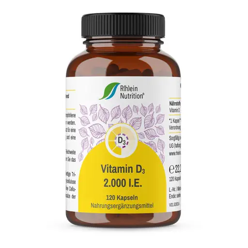 R(h)ein Nutrition Vitamin D3 2.000 I.E. Kapseln