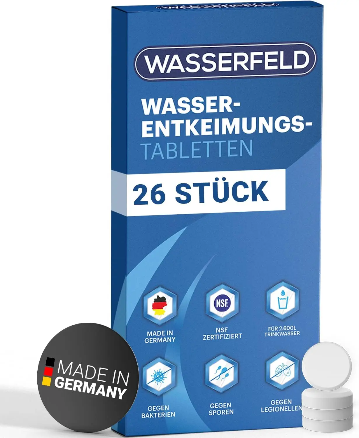 Wasserfeld Wasserentkeimungstabletten