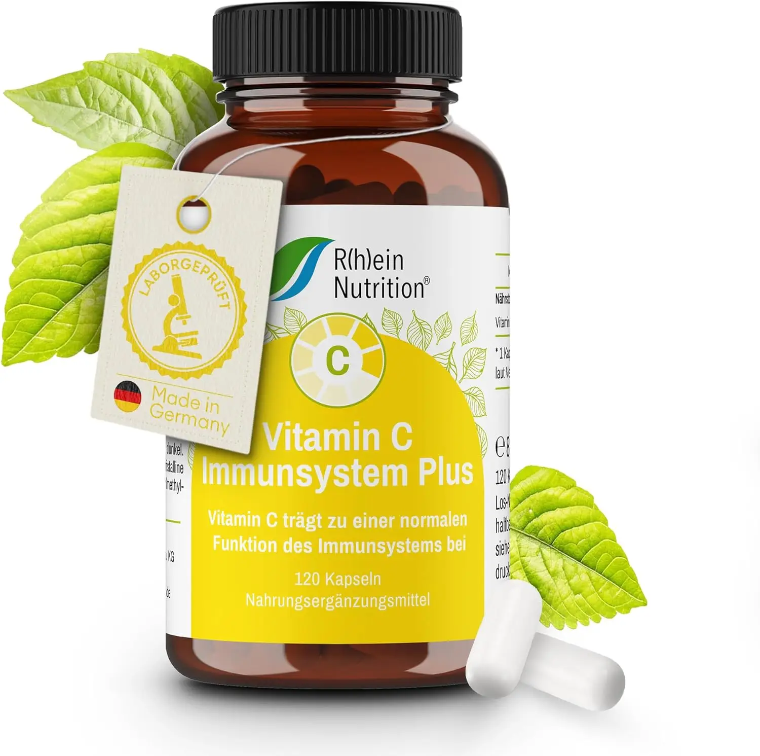 Vitamin C Immunsystem Plus von R(h)ein Nutrition