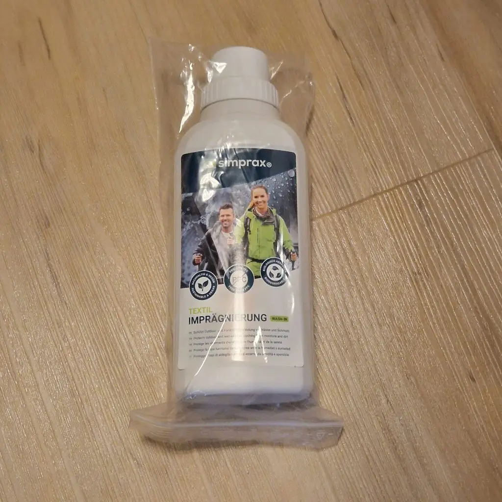 Textil Wash-In ImprägnierungVerpackung