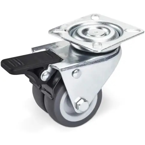 Swivel castors with brakes from SOTECH