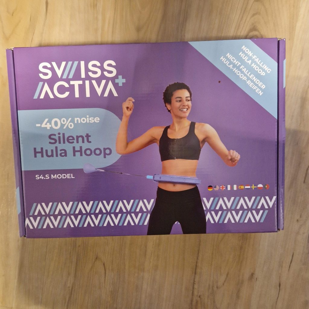 Silent Hula Hoop packaging
