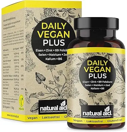 Daily vegan PLUS from natural aid