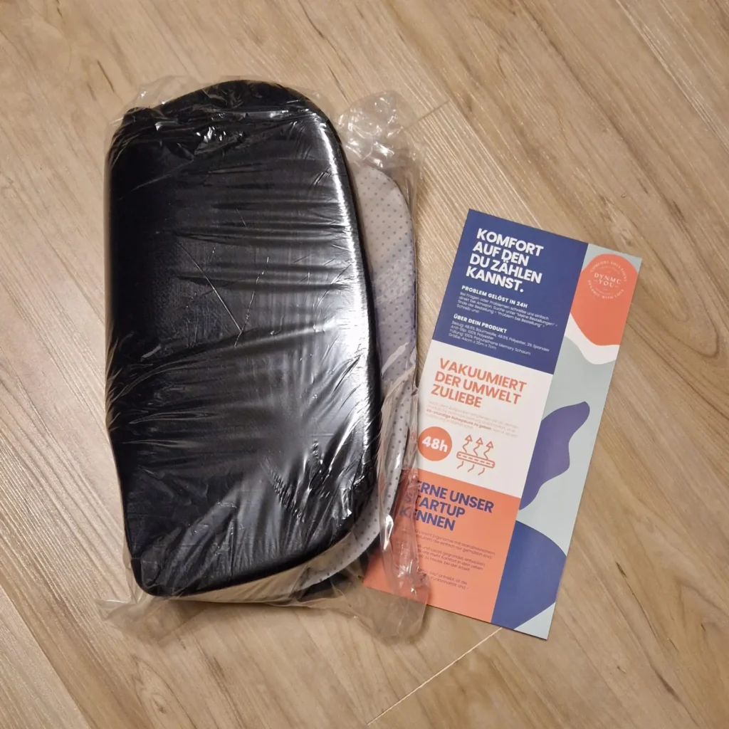 Ergonomisches Sitzkissen Unboxing