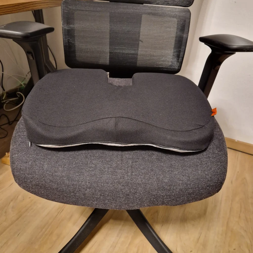 Ergonomisches Sitzkissenim Praxistest