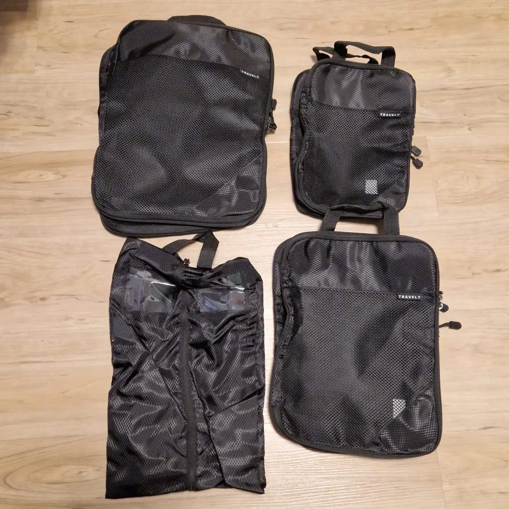 Packing Cubes Compression Einzelteile