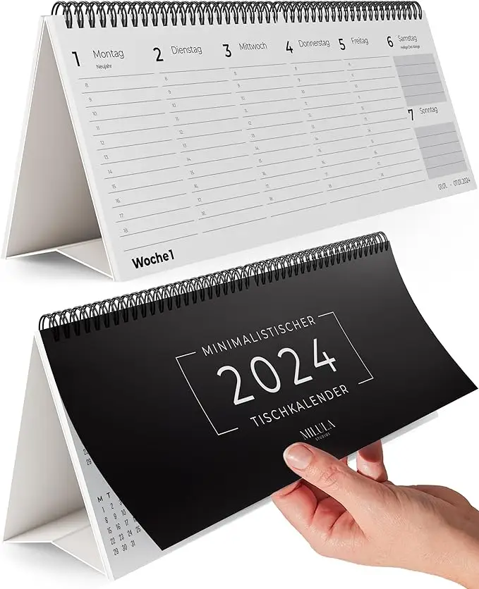 Desk calendar from Milula Studios