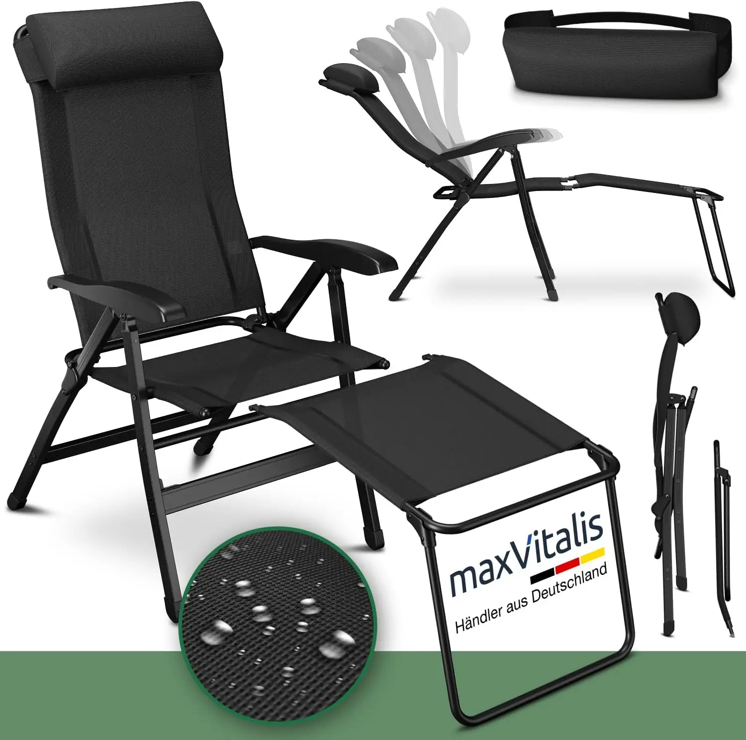 Silla de camping de maxVitalis