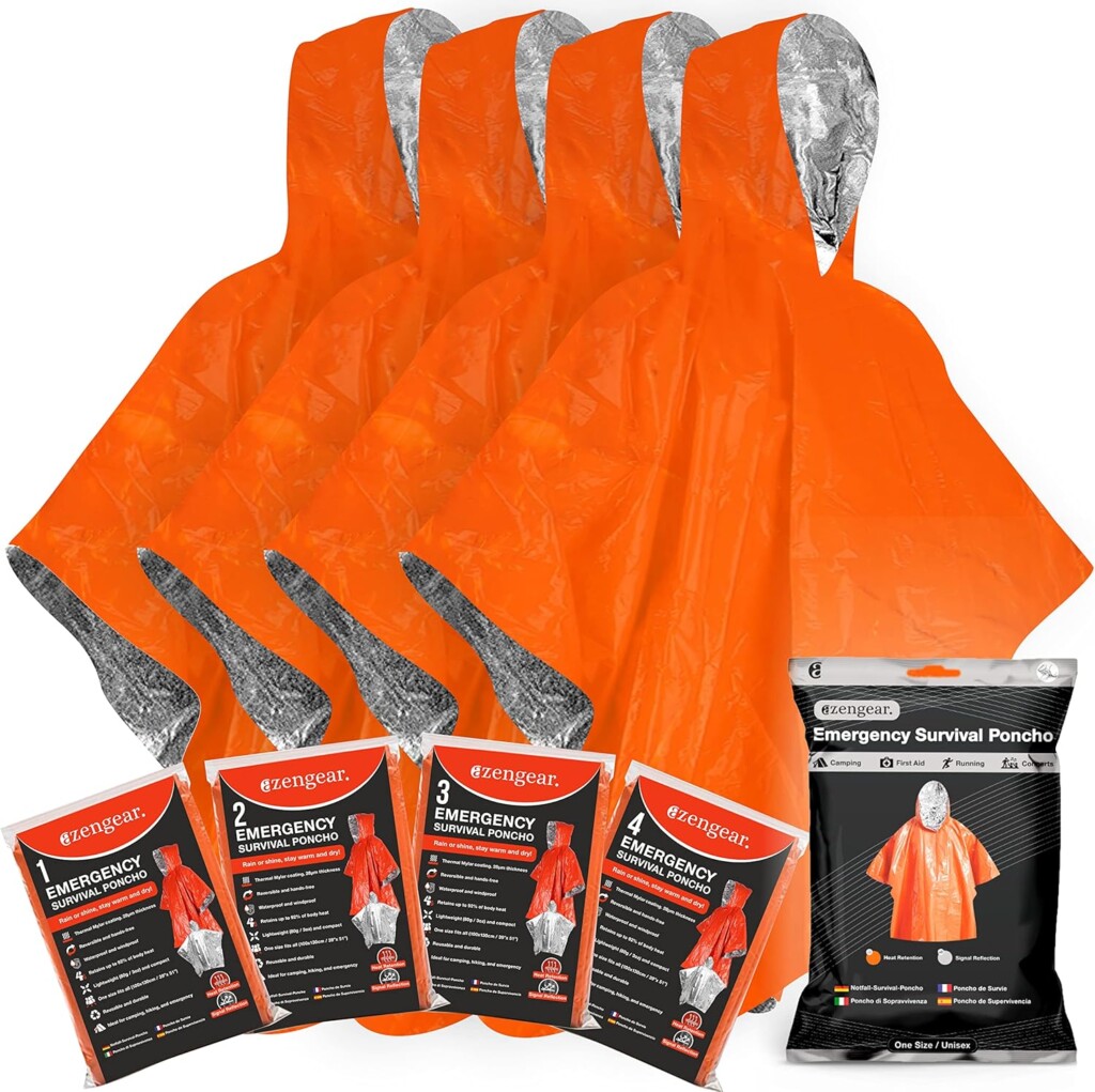 Poncho de supervivencia de emergencia de aZengear