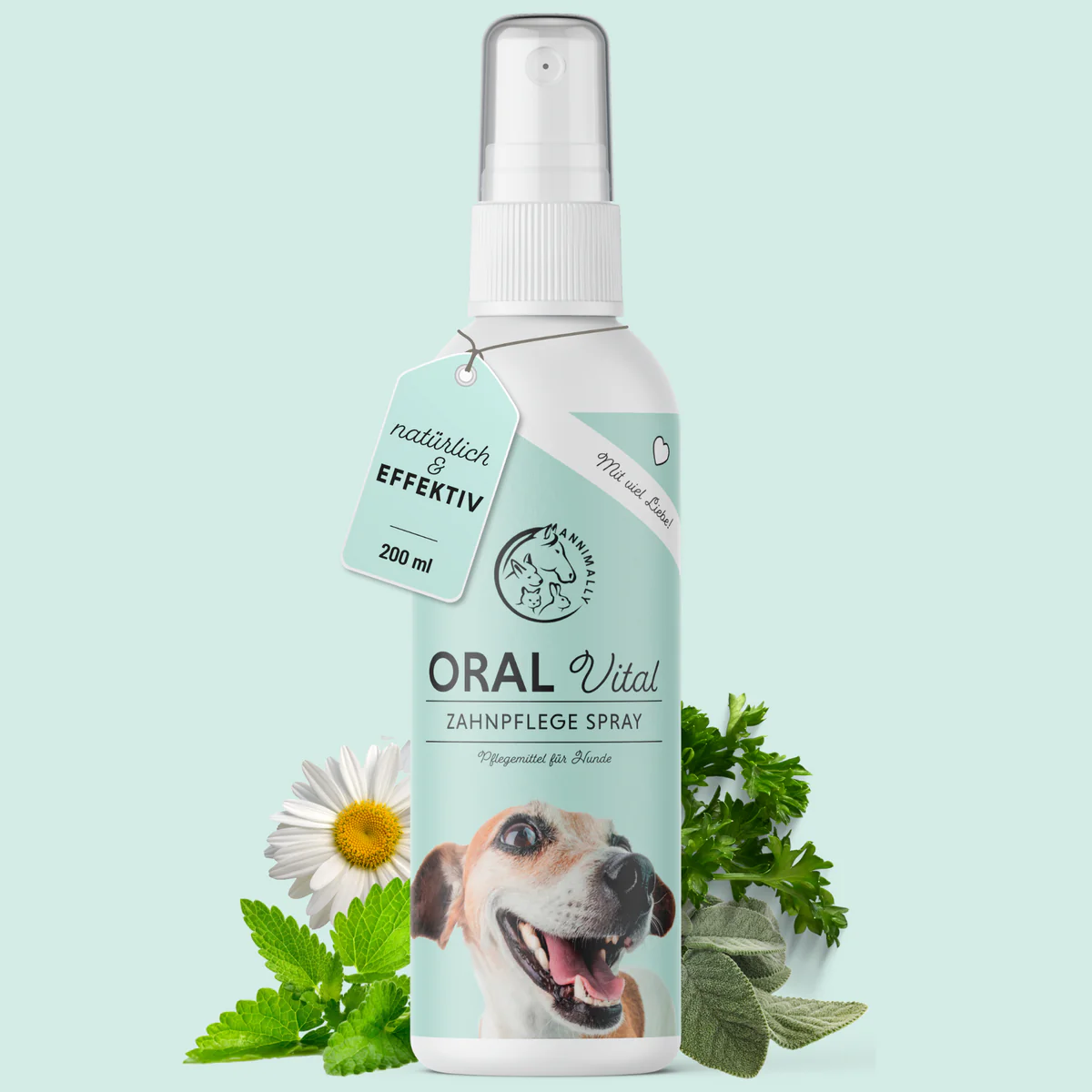 Oral Vital tandspray voor honden van Annimally