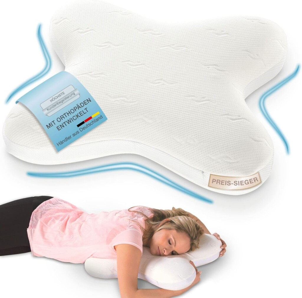 Side sleeper pillow from maxVitalis