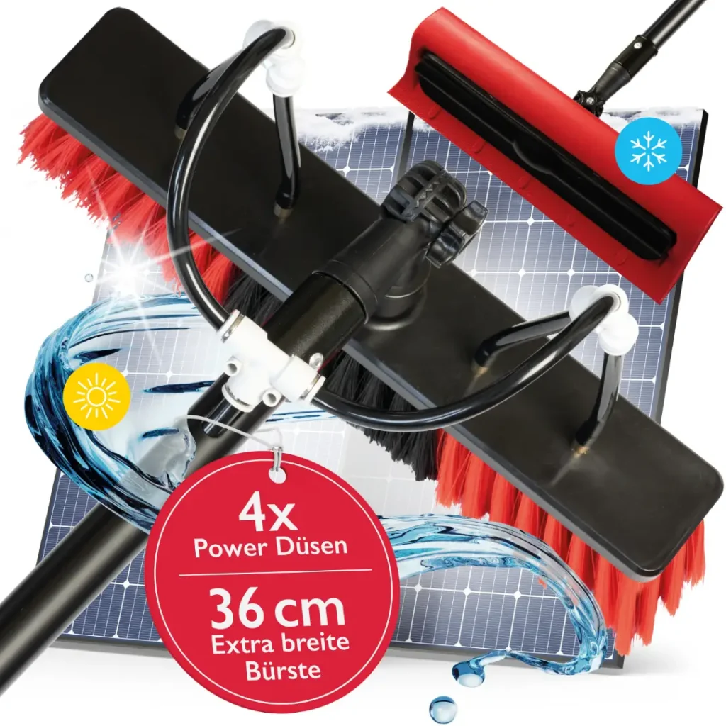 Brosse de lavage télescopique en test 2024