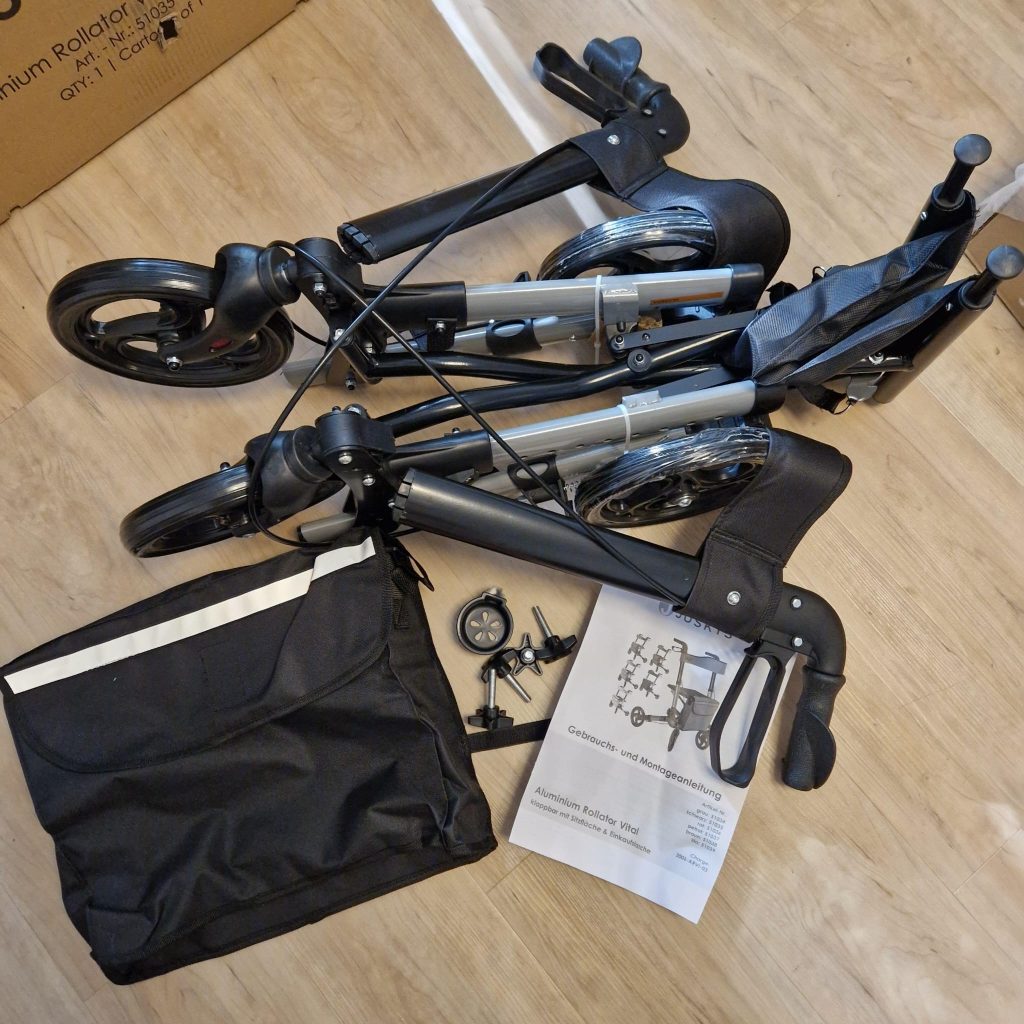 Aluminium Rollator Vital
Unboxing