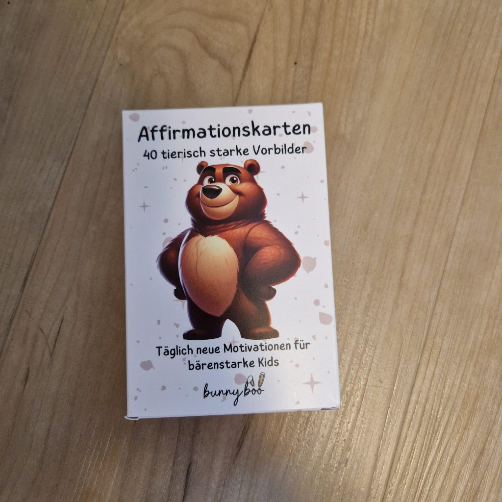 Affirmationskarten für Kinder
Verpackung