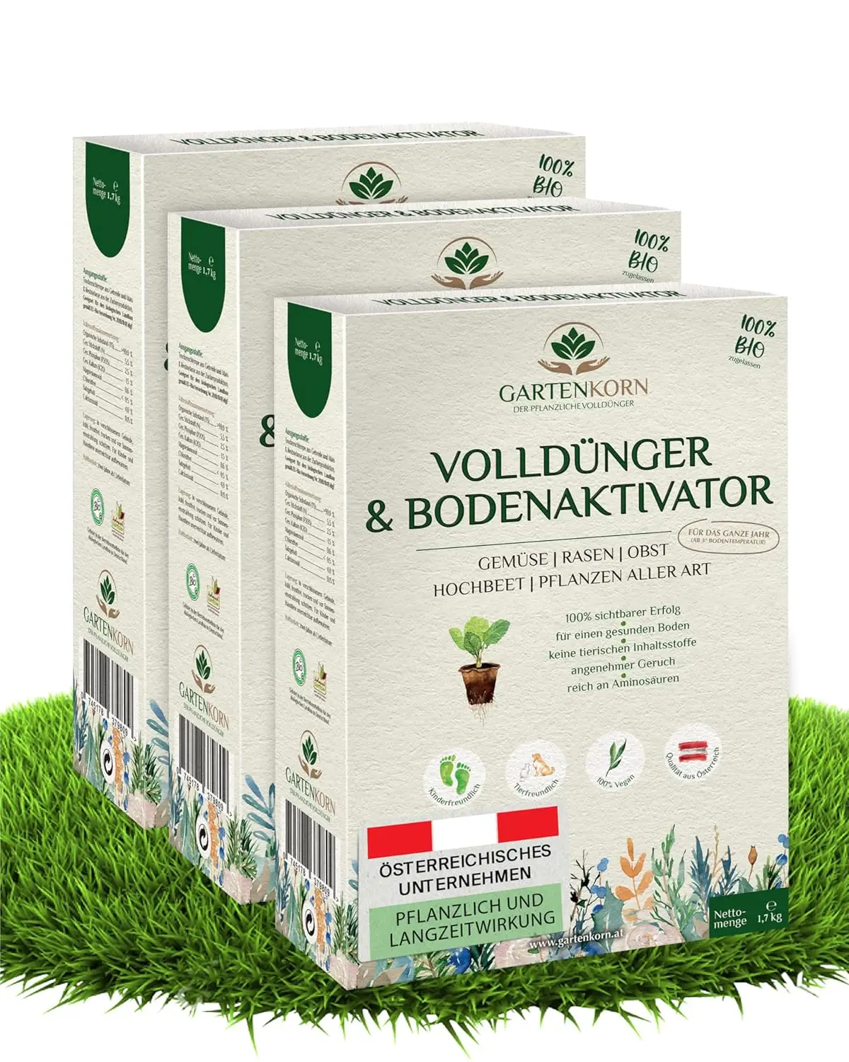 Bio-Volldünger & Bodenaktivator von Gartenkorn